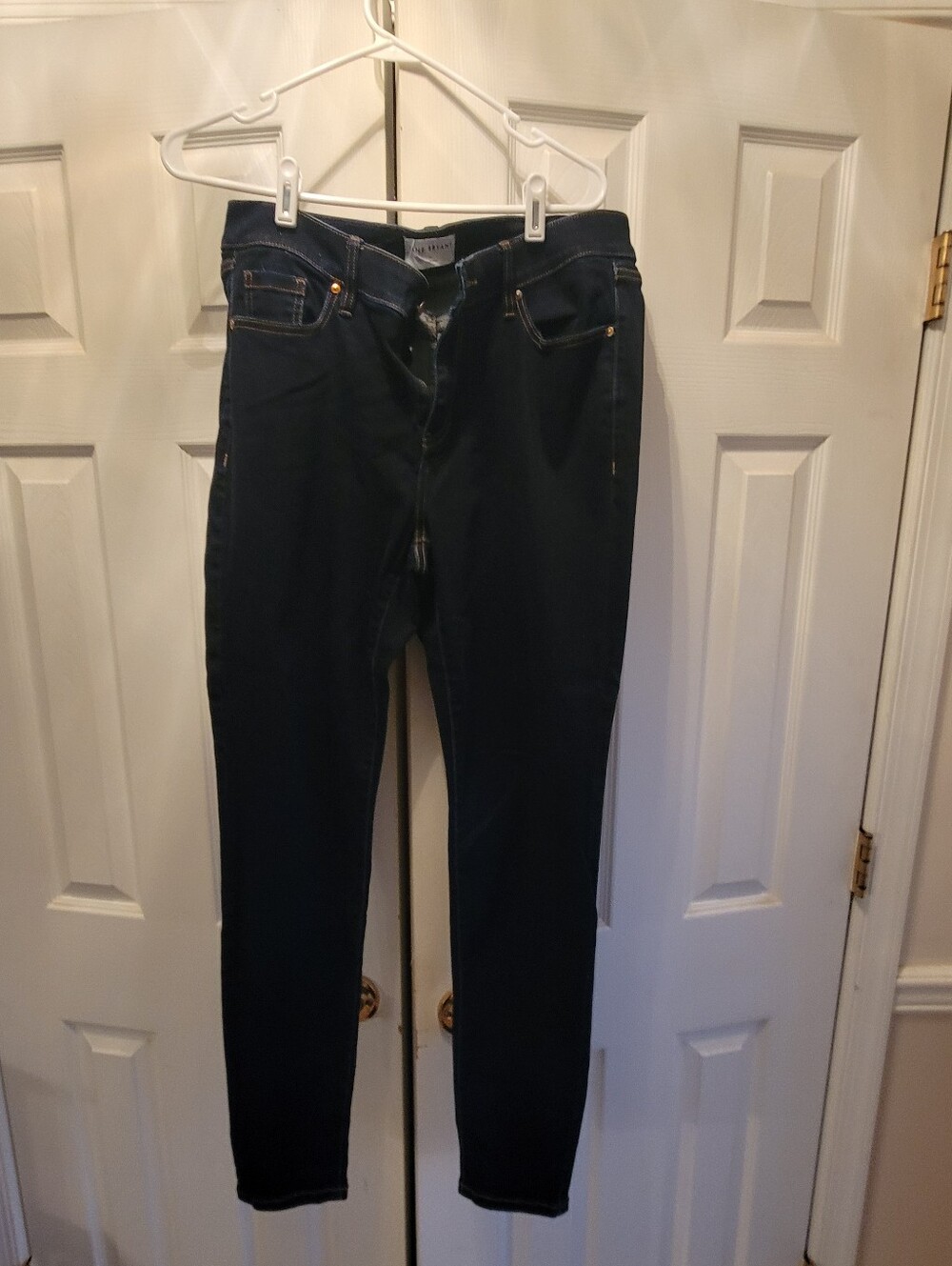 Lane Bryant Navy Skinny Jeans - Dark Wash